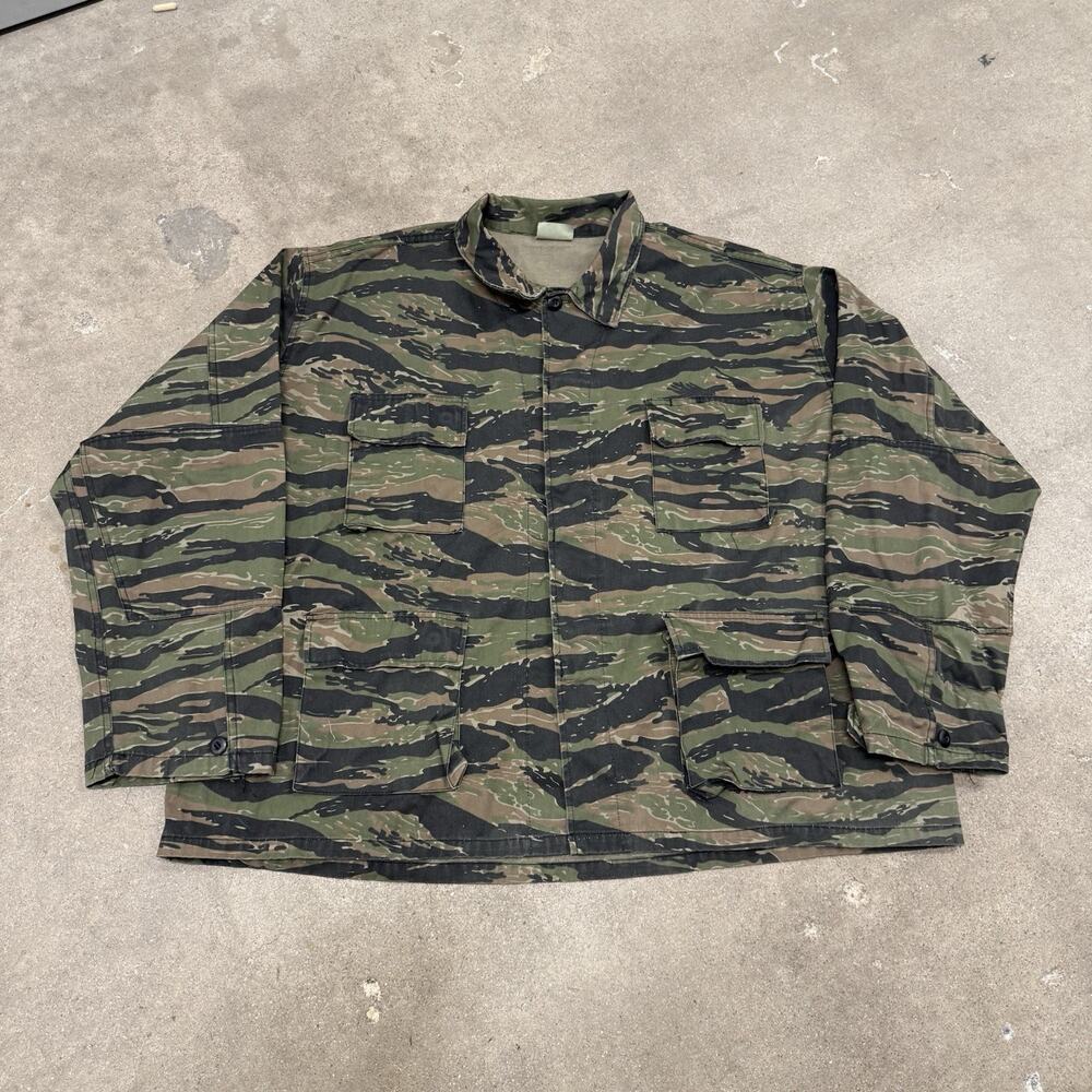 TIGER STRIPE VIETNAM CAMO MILITARY ARMY JACKET 3XL MEN
